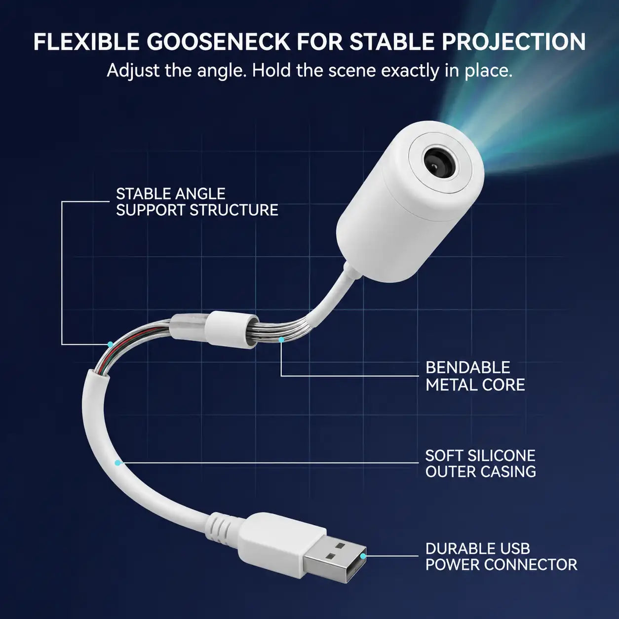 Comauo® Night Light Projector - Smart Holographic Star Projector
